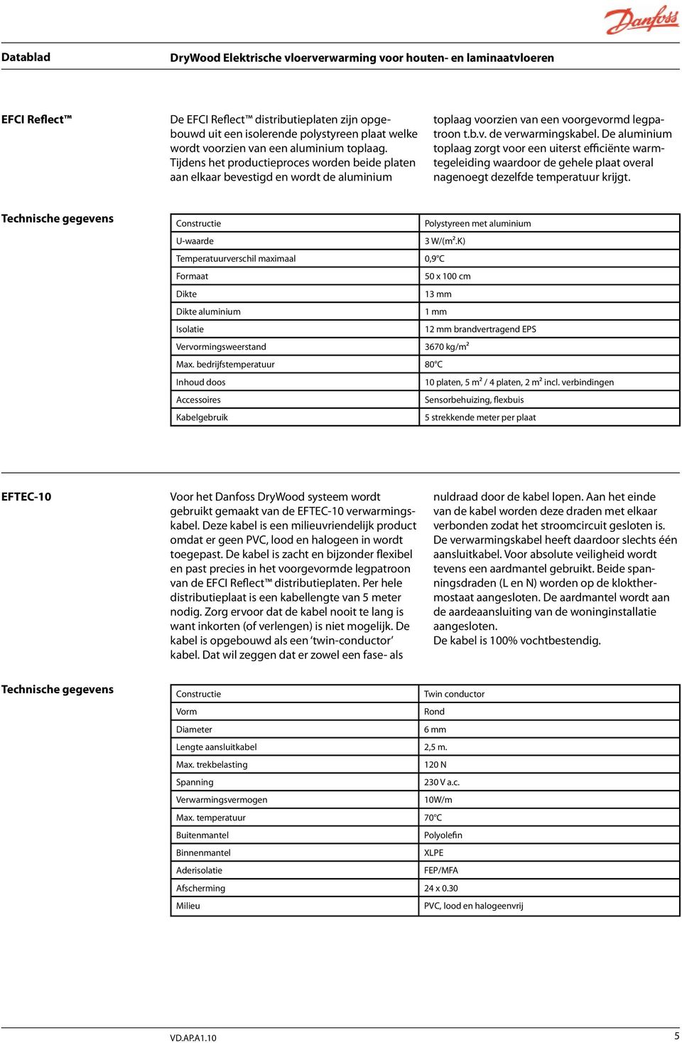 De aluminium toplaag zorgt voor een uiterst efficiënte warmtegeleiding waardoor de gehele plaat overal nagenoegt dezelfde temperatuur krijgt.