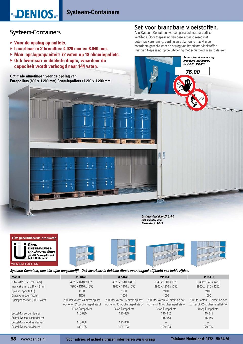 Alle Systeem-Containers worden geleverd met natuurlijke ventilatie.