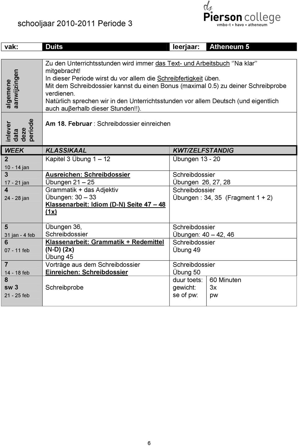 Natürlich sprechen wir in den Unterrichtsstunden vor allem Deutsch (und eigentlich auch auβerhalb dieser Stunden!!). Am 1.