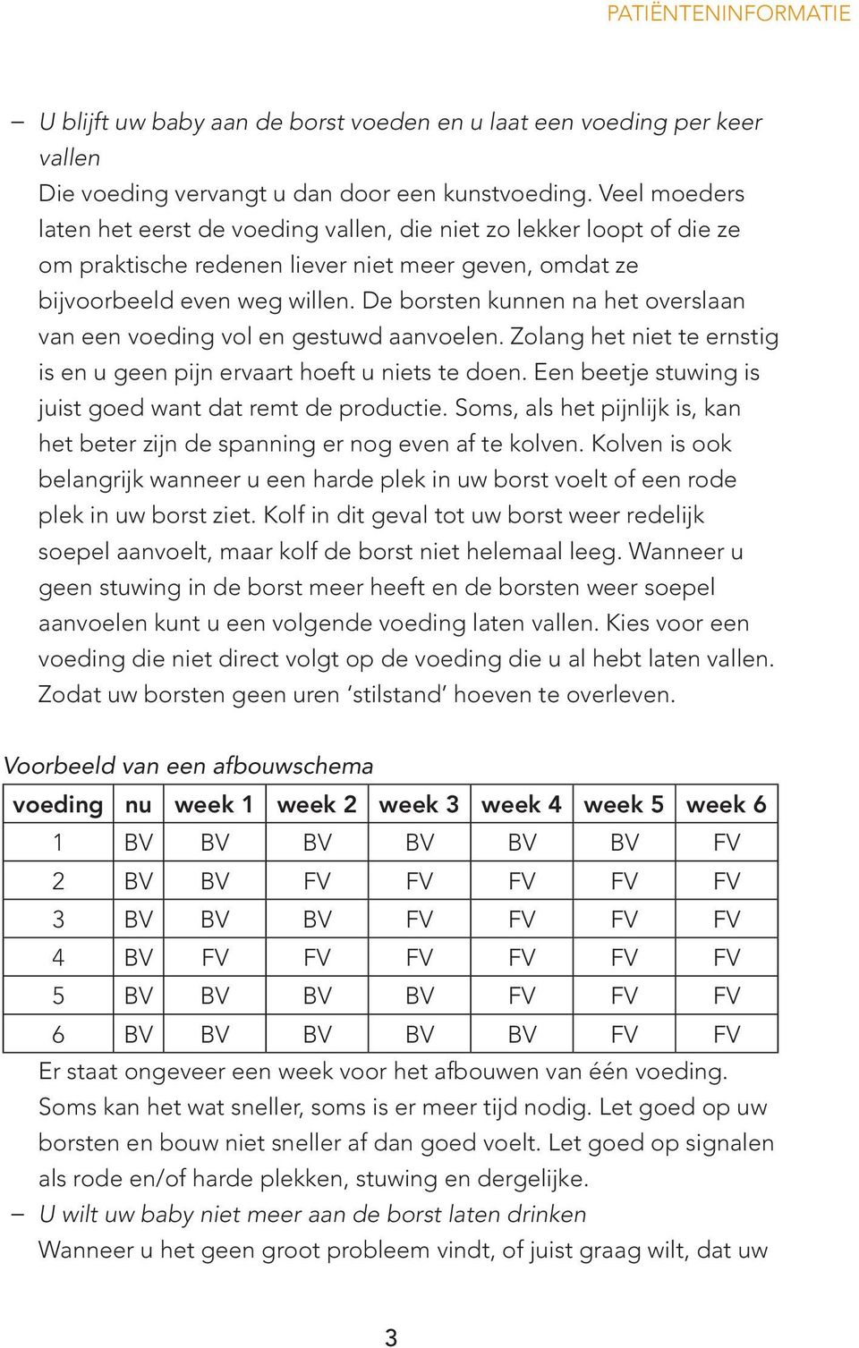 De borsten kunnen na het overslaan van een voeding vol en gestuwd aanvoelen. Zolang het niet te ernstig is en u geen pijn ervaart hoeft u niets te doen.