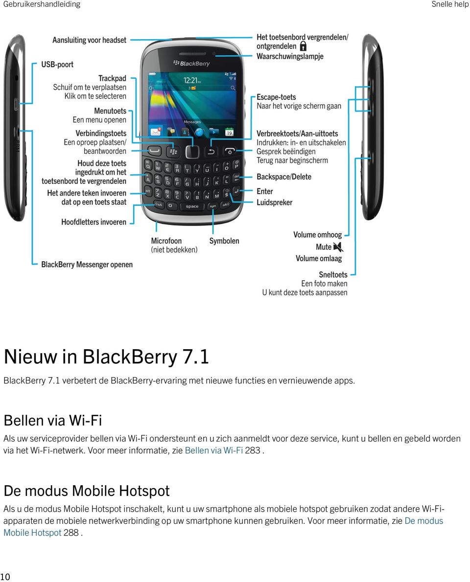 Wi-Fi-netwerk. Voor meer informatie, zie Bellen via Wi-Fi 283.