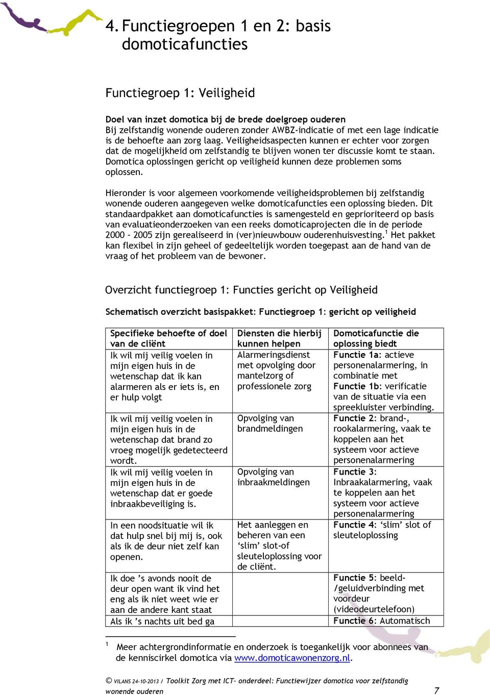 Domotica oplossingen gericht op veiligheid kunnen deze problemen soms oplossen.