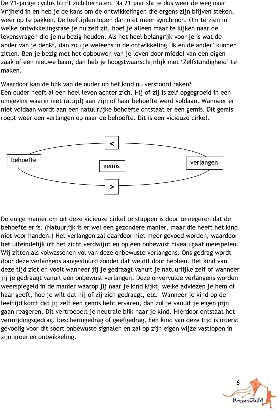 Als het heel belangrijk voor je is wat de ander van je denkt, dan zou je weleens in de ontwikkeling Ik en de ander kunnen zitten.