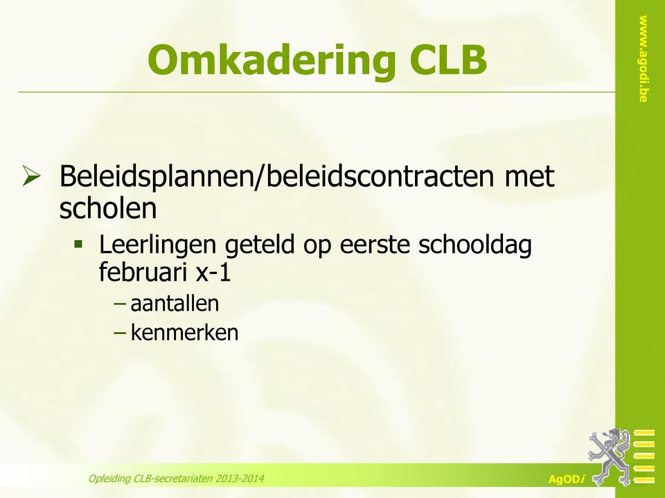 met scholen Leerlingen geteld op