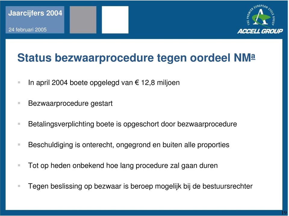 Beschuldiging is onterecht, ongegrond en buiten alle proporties Tot op heden onbekend hoe