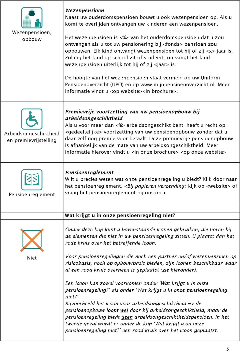 Zolang het kind op school zit of studeert, ontvangt het kind wezenpensioen uiterlijk tot hij of zij <jaar> is.