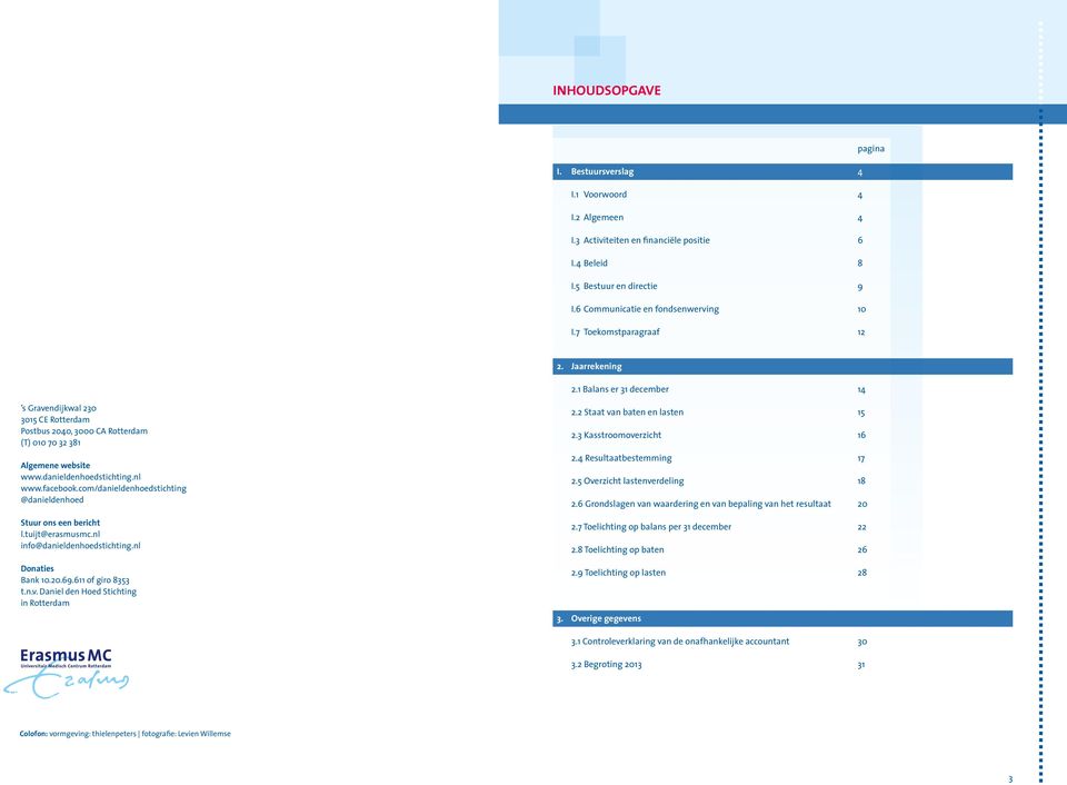 nl www.facebook.com/danieldenhoedstichting @danieldenhoed Stuur ons een bericht l.tuijt@erasmusmc.nl info@danieldenhoedstichting.nl Donaties Bank 10.20.69.611 of giro 8353 t.n.v.