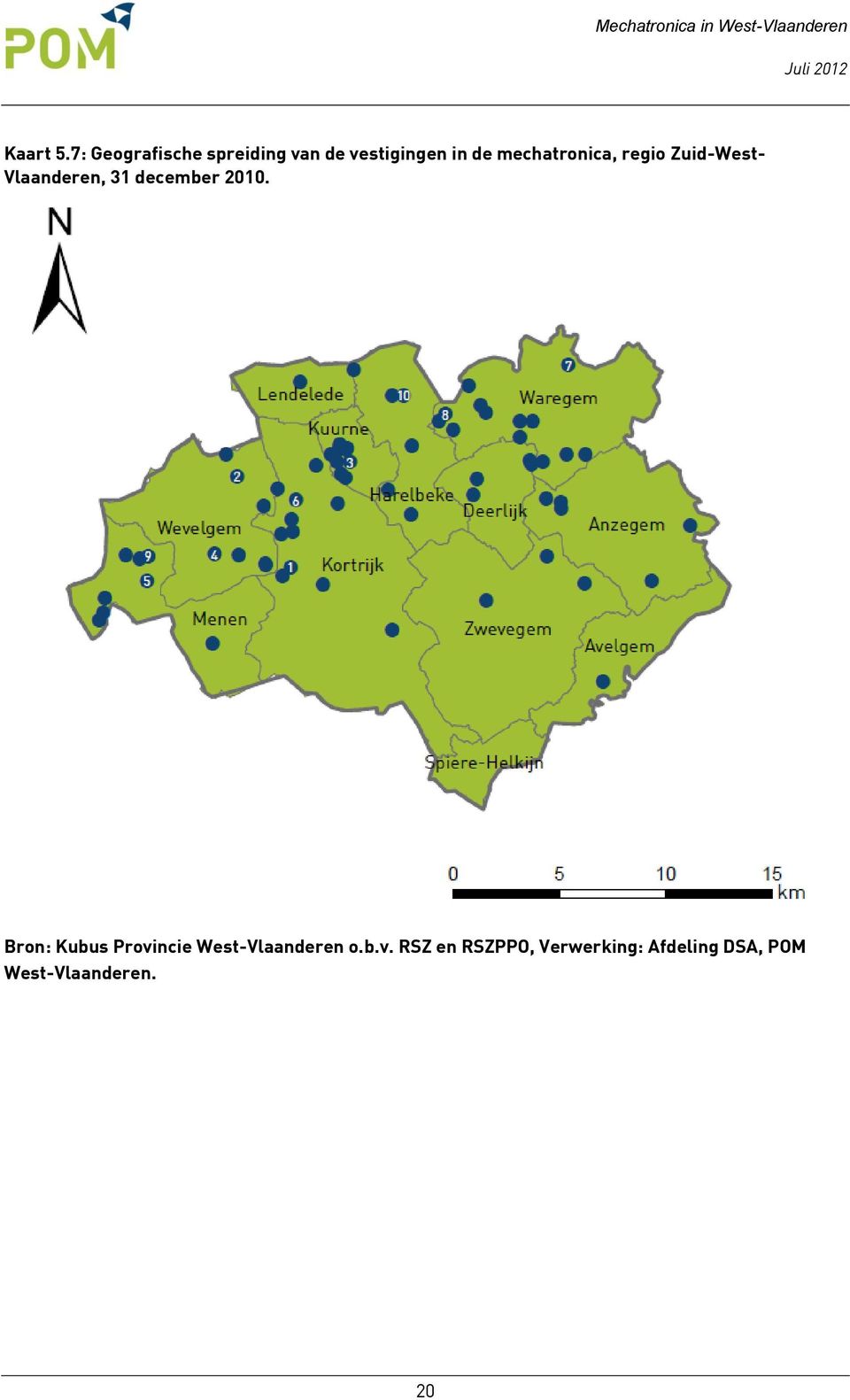 mechatronica, regio Zuid-West- Vlaanderen, 31 december