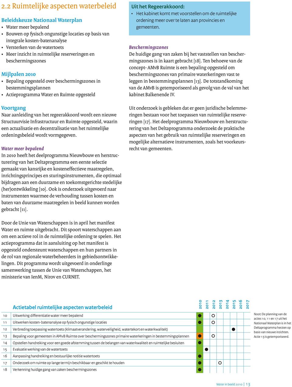 aanleiding van het regeerakkoord wordt een nieuwe Structuurvisie Infrastructuur en Ruimte opgesteld, waarin een actualisatie en decentralisatie van het ruimtelijke ordeningsbeleid wordt vormgegeven.