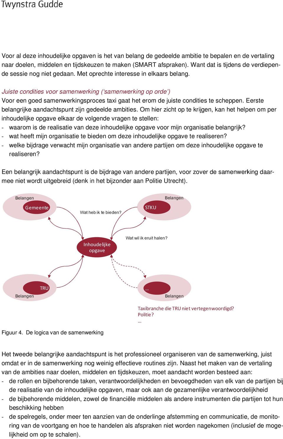 Want dat is tijdens de verdiepen- de sessie nog niet gedaan. Met oprechte interesse in elkaars belang.