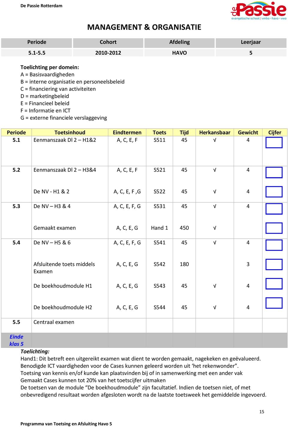 financiele verslaggeving 5. Eenmanszaak Dl H& A, C, E, F S5 5. Eenmanszaak Dl H& A, C, E, F S5 De NV H & A, C, E, F,G S5 5. De NV H & A, C, E, F, G S5 Gemaakt examen A, C, E, G Hand 0 5.