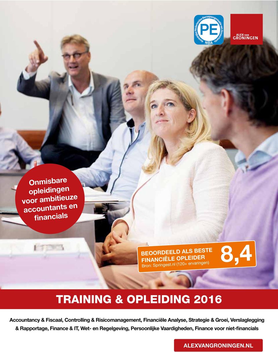 nl (120+ ervaringen) 8,4 TRAINING & OPLEIDING 2016 Accountancy & Fiscaal, Controlling &