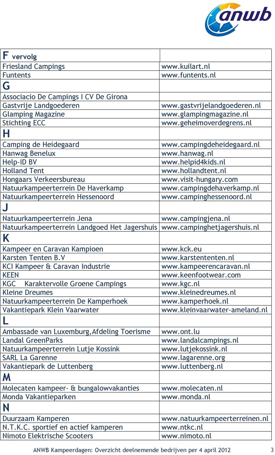 nl www.campingdeheidegaard.nl www.hanwag.nl www.helpid4kids.nl www.hollandtent.nl www.visit-hungary.com www.campingdehaverkamp.nl www.campinghessenoord.nl Natuurkampeerterrein Jena www.campingjena.