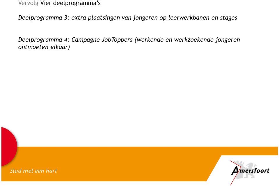 en stages Deelprogramma 4: Campagne JobToppers