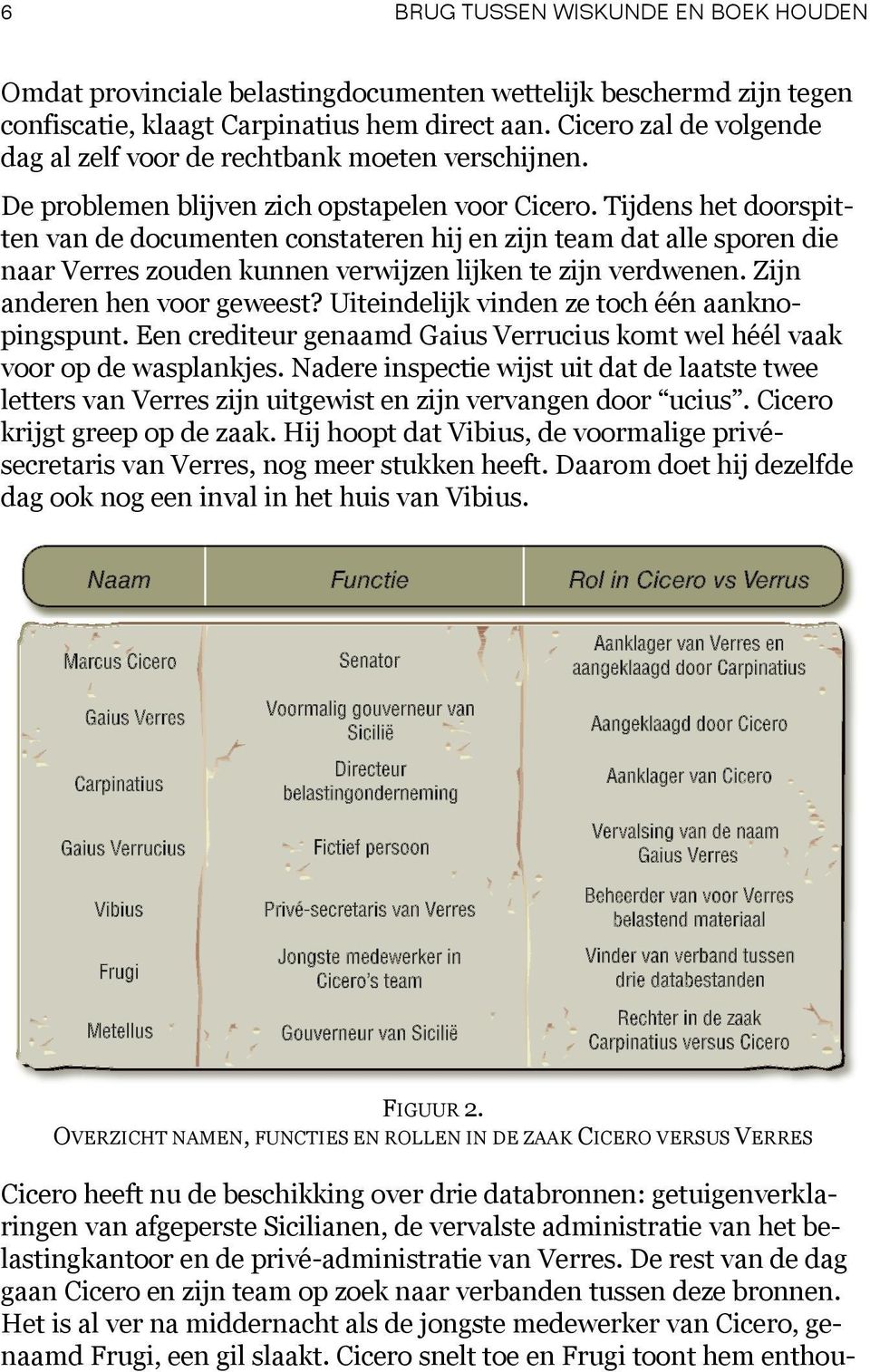 Tijdens het doorspitten van de documenten constateren hij en zijn team dat alle sporen die naar Verres zouden kunnen verwijzen lijken te zijn verdwenen. Zijn anderen hen voor geweest?