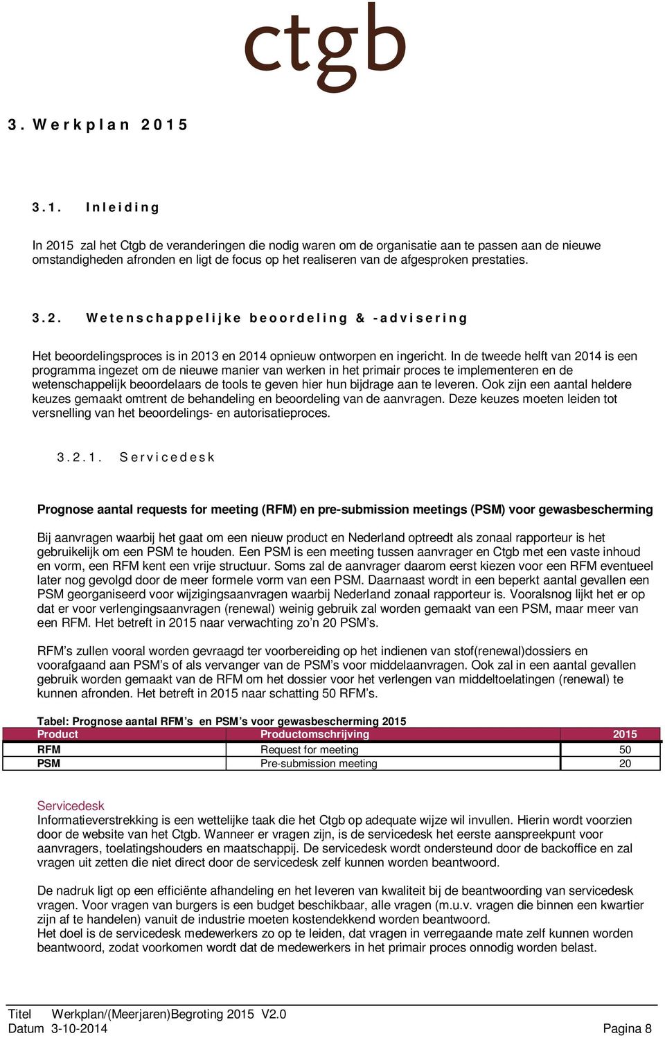 prestaties. 3.2. Wetenschappelijke beoordeling & -advisering Het beoordelingsproces is in 2013 en 2014 opnieuw ontworpen en ingericht.