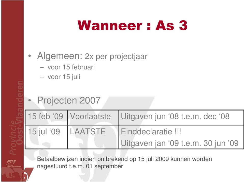 dec 08 Einddeclaratie!!! Uitgaven jan 09 t.e.m.