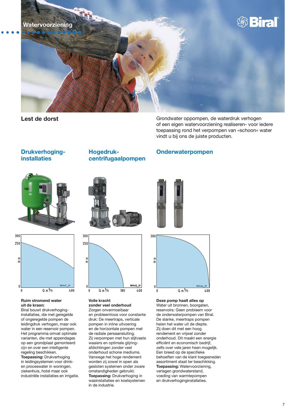 leidingdruk verhogen, maar ook water in een reservoir pompen. Het programma omvat optimale varianten, die met appendages op een grondplaat gemonteerd zijn en over een intelligente regeling beschikken.