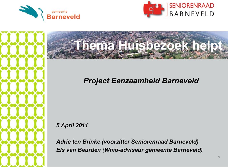 (voorzitter Seniorenraad Barneveld) Els