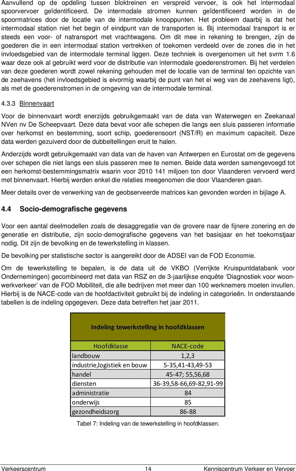 Het probleem daarbij is dat het intermodaal station niet het begin of eindpunt van de transporten is. Bij intermodaal transport is er steeds een voor- of natransport met vrachtwagens.