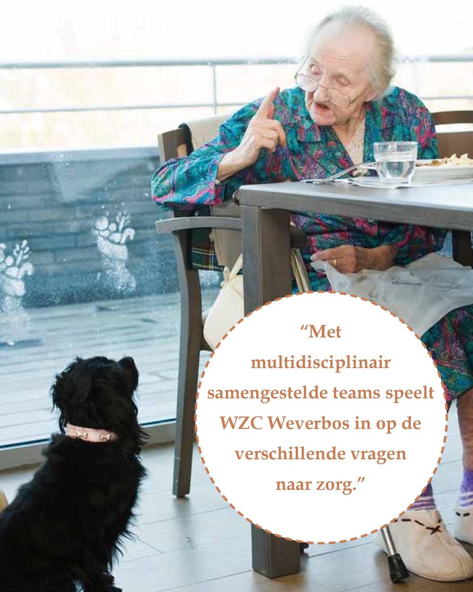 Weverbos in op de verschillende