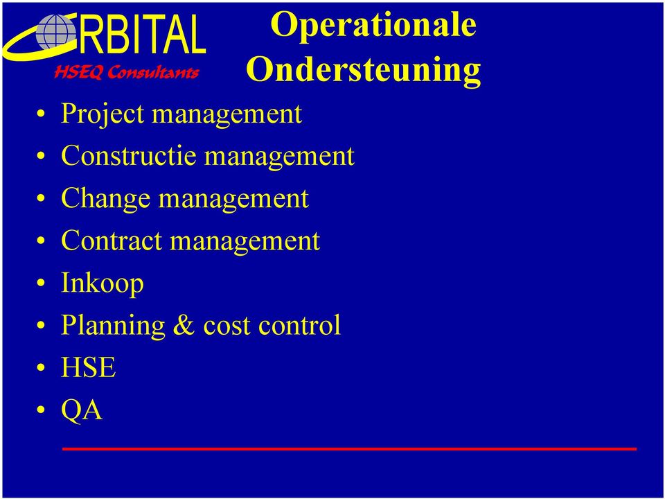 Change management Contract