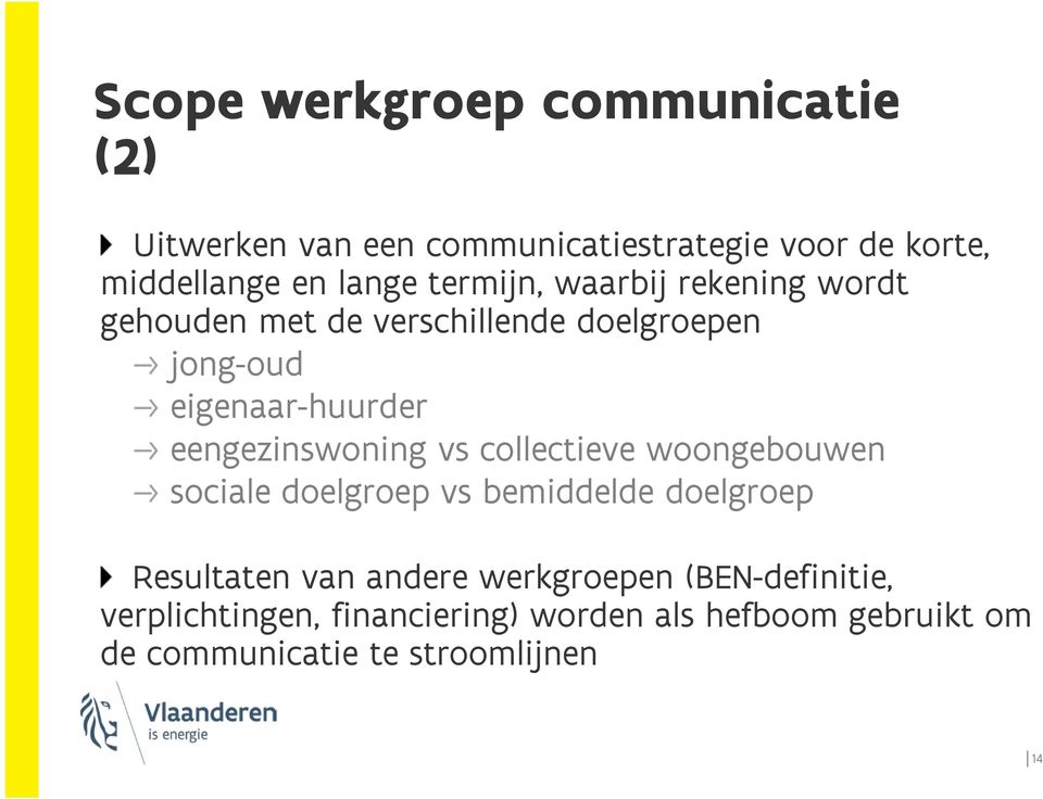 eengezinswoning vs collectieve woongebouwen sociale doelgroep vs bemiddelde doelgroep Resultaten van andere