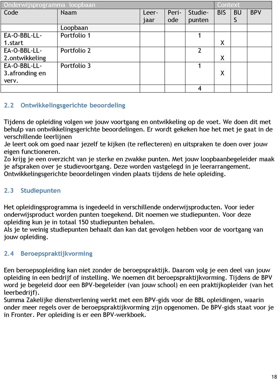 Er wordt gekeken hoe het met je gaat in de verschillende leerlijnen Je leert ook om goed naar jezelf te kijken (te reflecteren) en uitspraken te doen over jouw eigen functioneren.