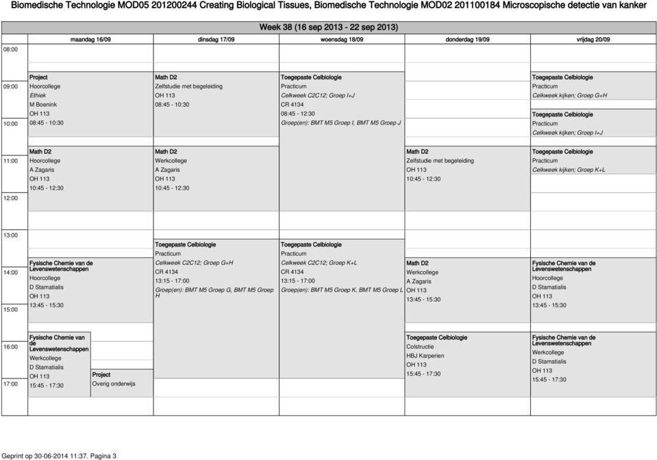 kijken; Groep I+J Celkweek kijken; Groep K+L Celkweek C2C12; Groep G+H Groep G, BMT M5 Groep H Celkweek