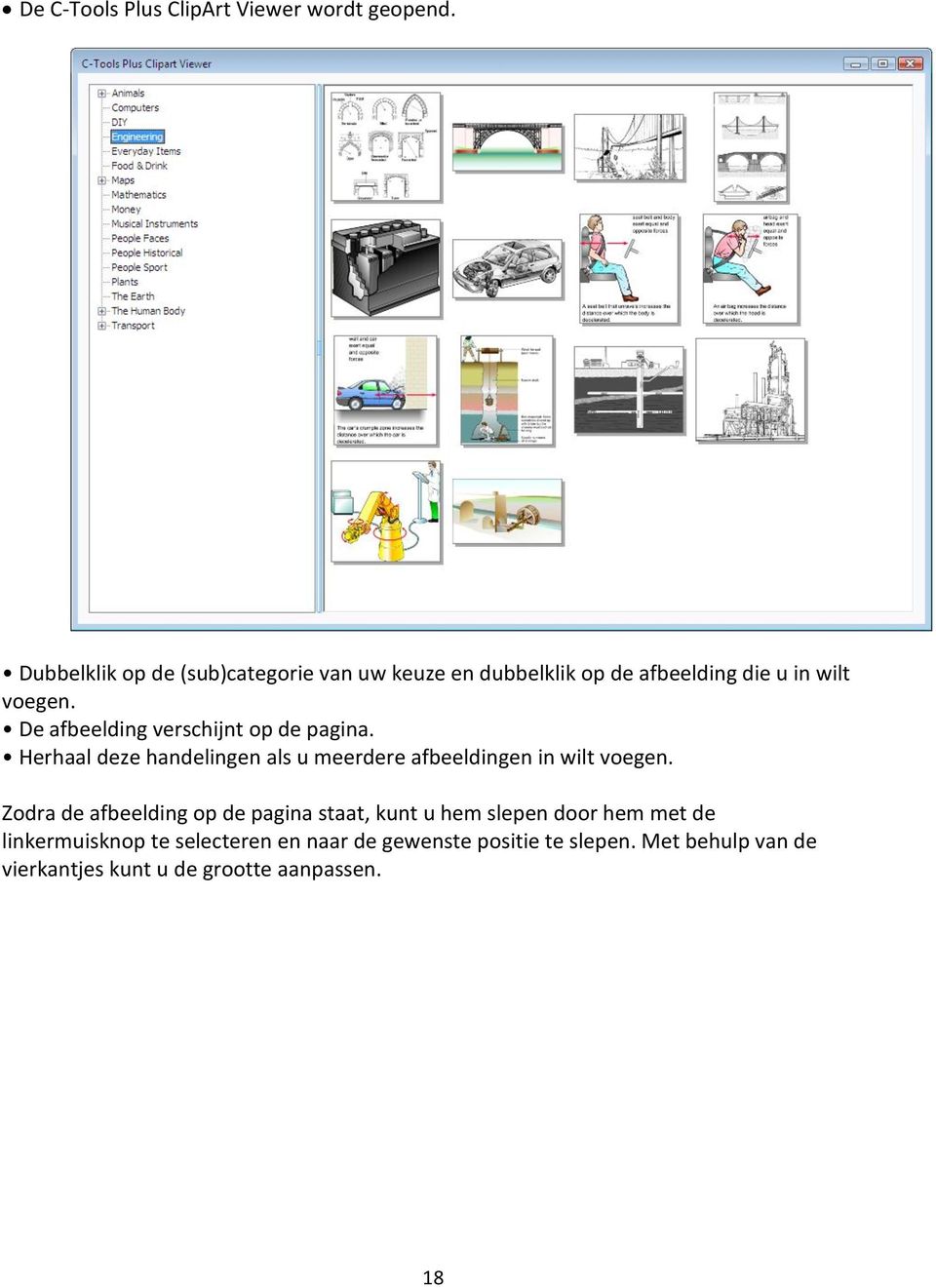 De afbeelding verschijnt op de pagina. Herhaal deze handelingen als u meerdere afbeeldingen in wilt voegen.