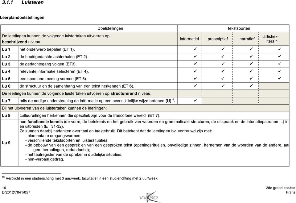 Lu 6 de structuur en de samenhang van een tekst herkennen (ET 6).