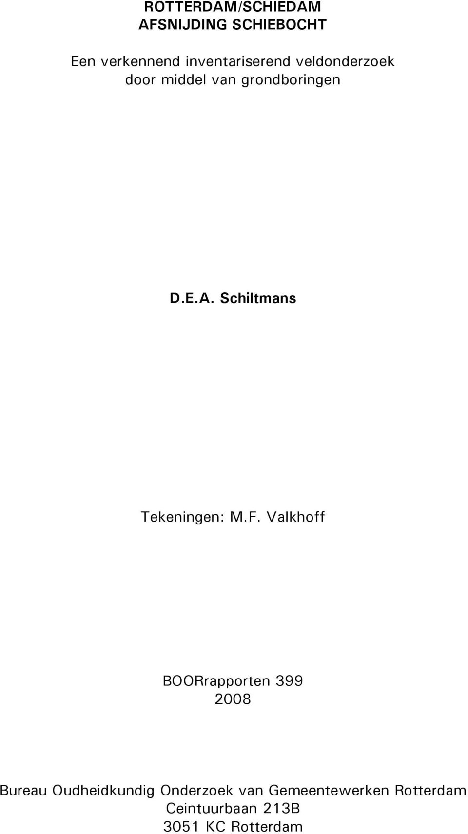 Schiltmans Tekeningen: M.F.