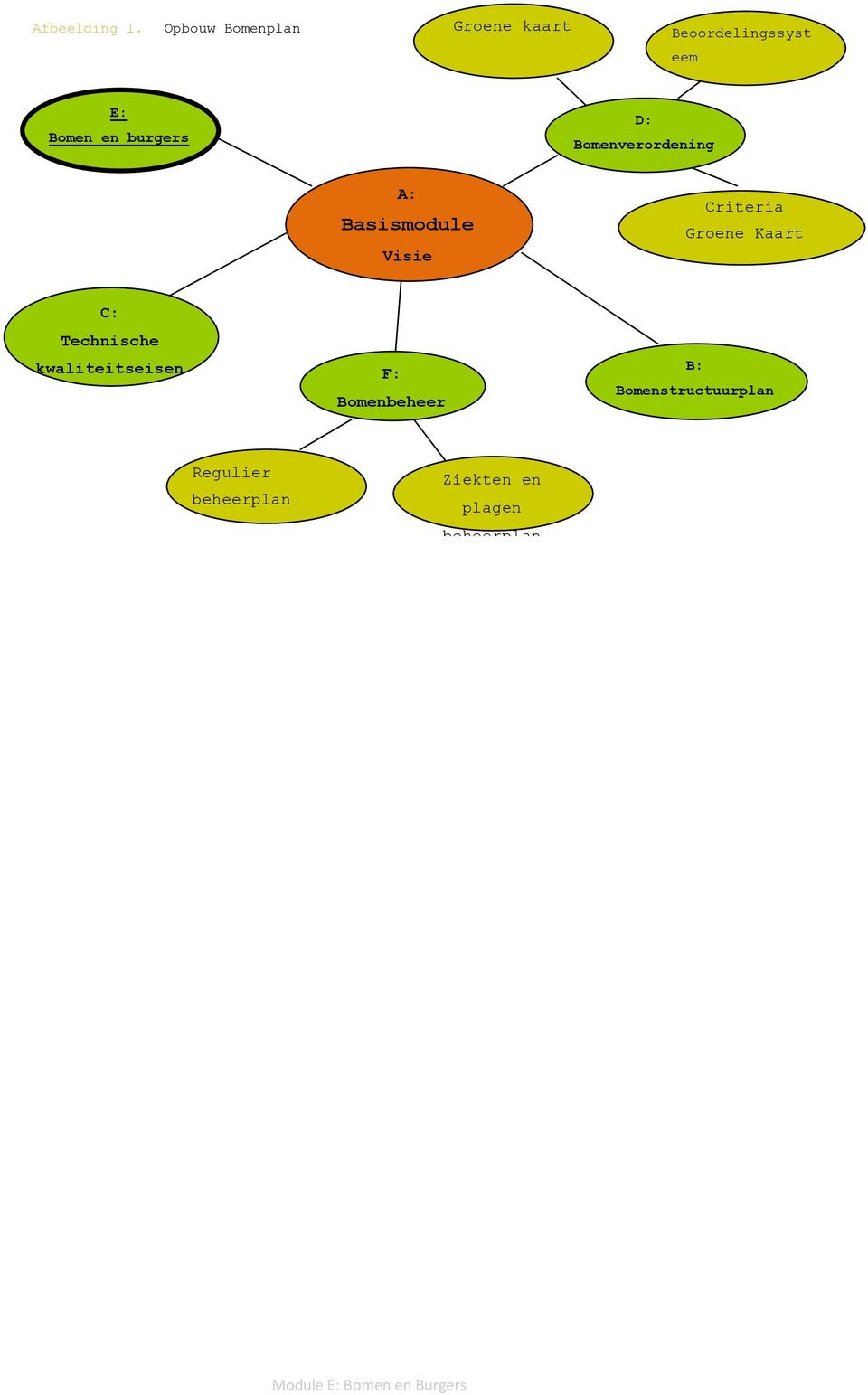 D: Bomenverordening A: Basismodule Visie Criteria Groene Kaart C: