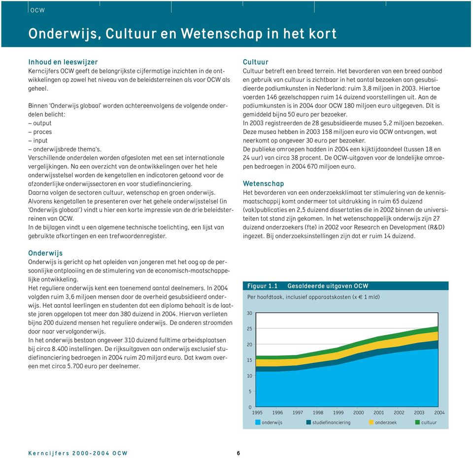 Verschillende onderdelen worden afgesloten met een set internationale vergelijkingen.