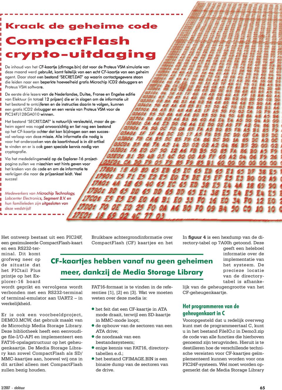 DAT op waarin contactgegevens staan die leiden naar een beperkte hoeveelheid gratis Microchip ICD2 debuggers en Proteus VSM software.