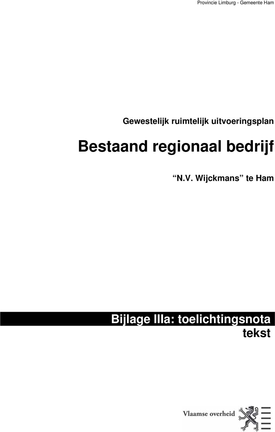 regionaal bedrijf N.V.