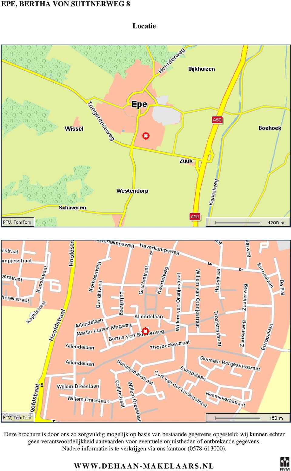 verantwoordelijkheid aanvaarden voor eventuele onjuistheden of ontbrekende