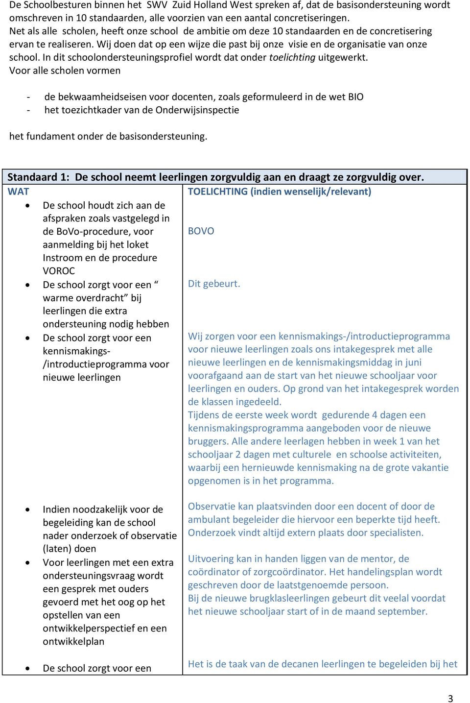 In dit schoolondersteuningsprofiel wordt dat onder toelichting uitgewerkt.