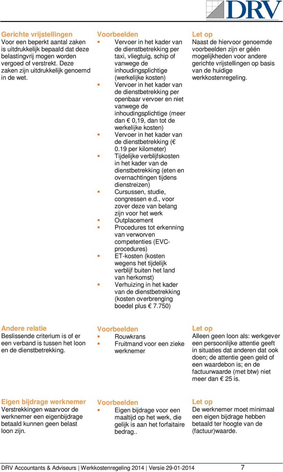 vervoer en niet vanwege de inhoudingsplichtige (meer dan 0,19, dan tot de werkelijke kosten) Vervoer in het kader van de dienstbetrekking ( 0.