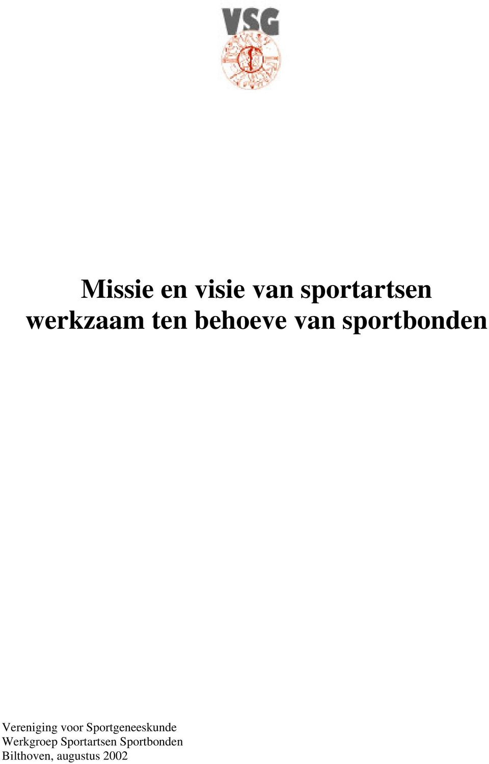 Vereniging voor Sportgeneeskunde