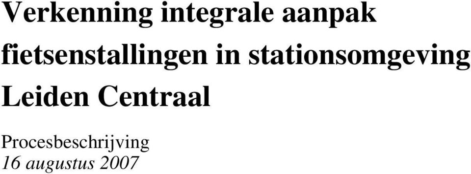stationsomgeving Leiden