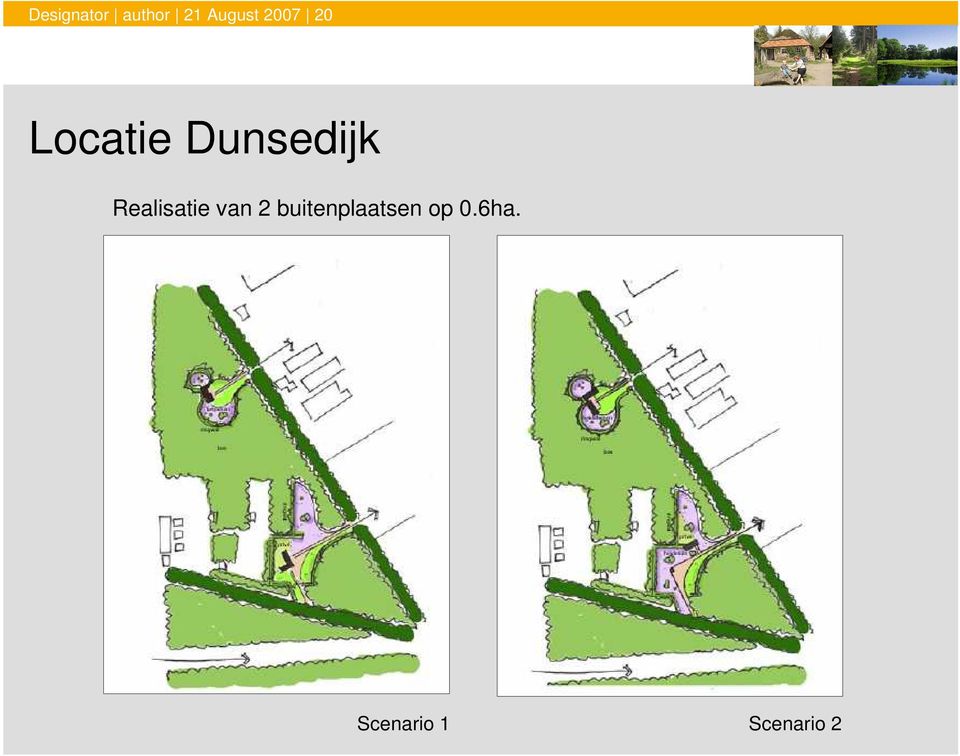 buitenplaatsen op 0.6ha.