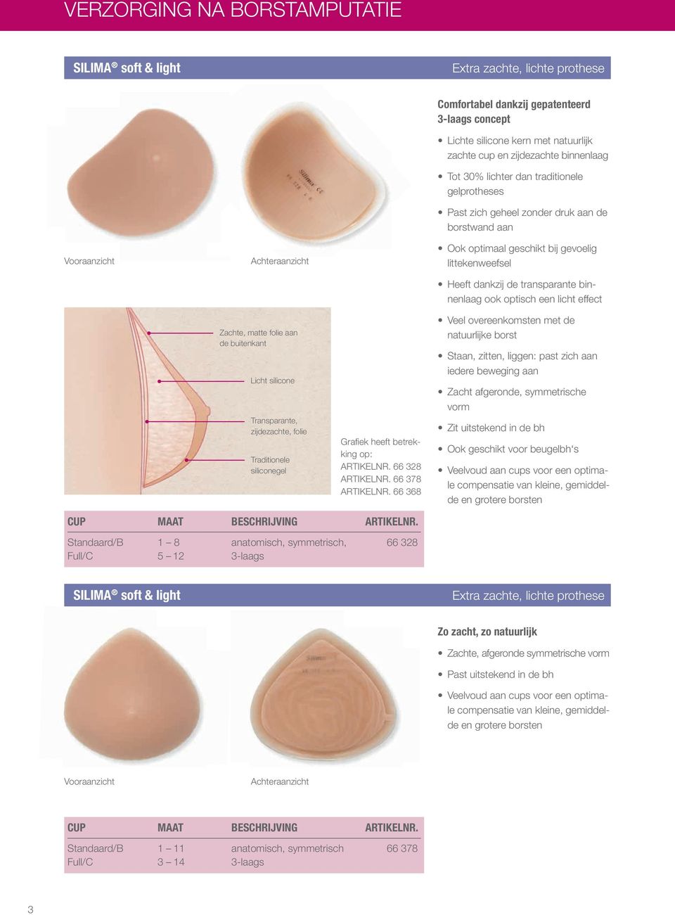 licht effect Zachte, matte folie aan de buitenkant Licht silicone Transparante, zij dezachte, folie Traditionele siliconegel Grafi ek heeft betrekking op: ARTIKELNR. 66 328 ARTIKELNR.