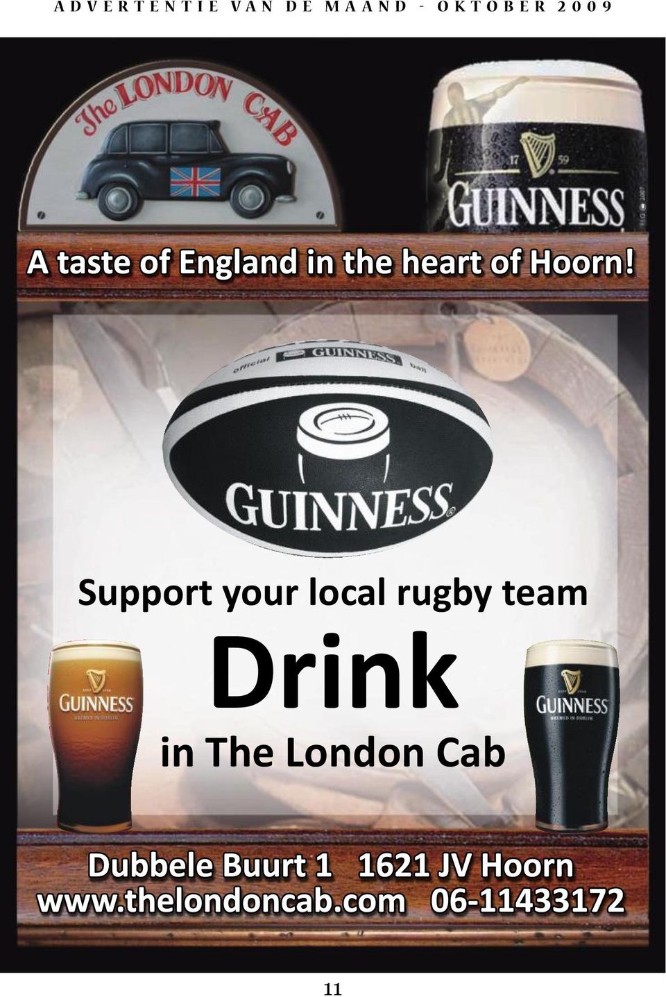 0 0 9 Support your local rugby