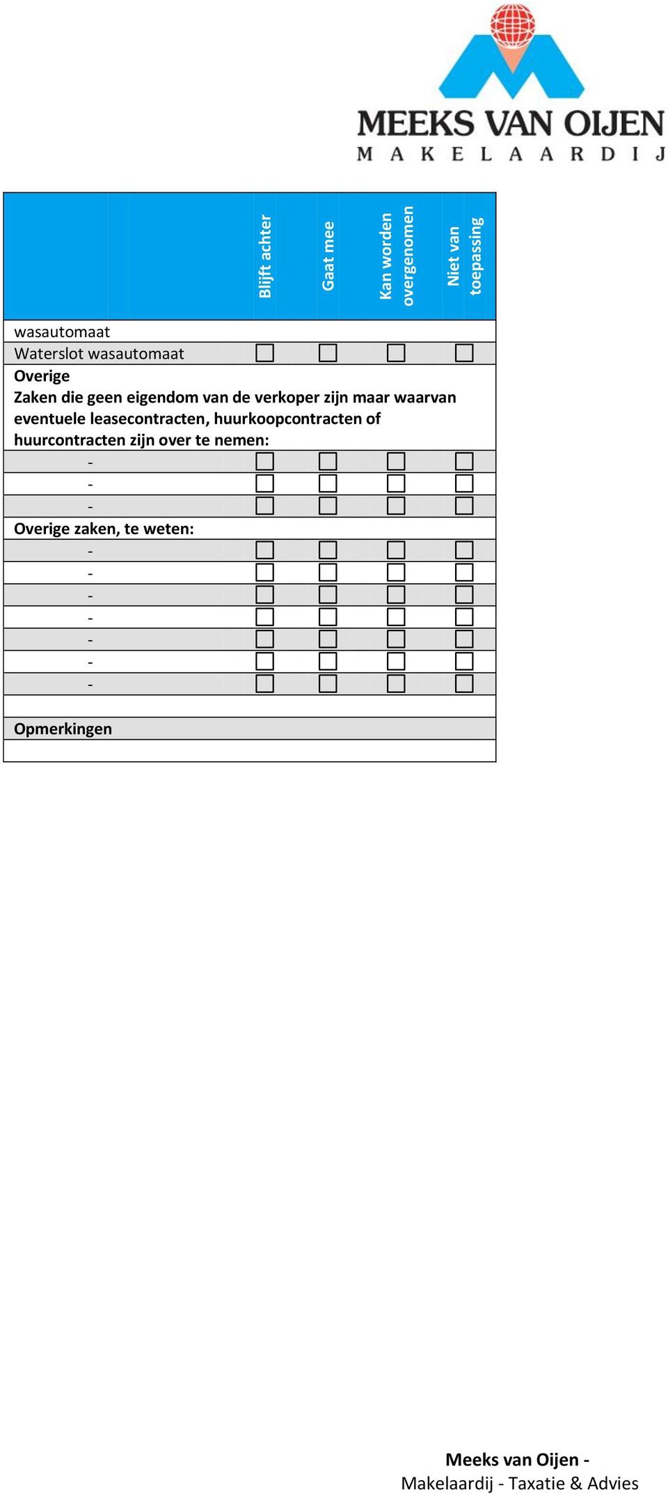 waarvan eventuele leasecontracten, huurkoopcontracten of huurcontracten zijn over