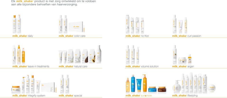 milk_shake daily milk_shake color care milk_shake no frizz milk_shake curl passion milk_shake