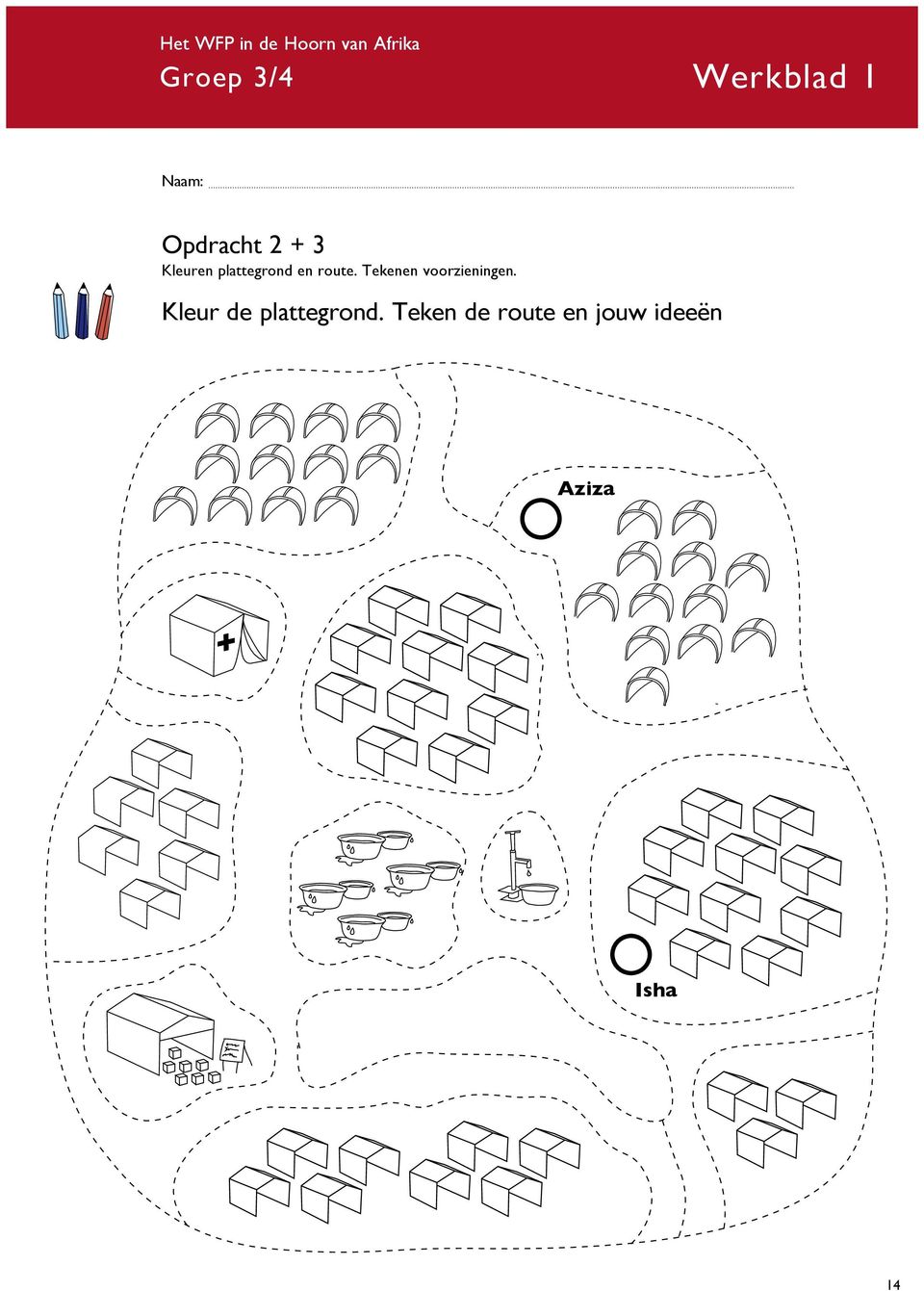 Tekenen voorzieningen.