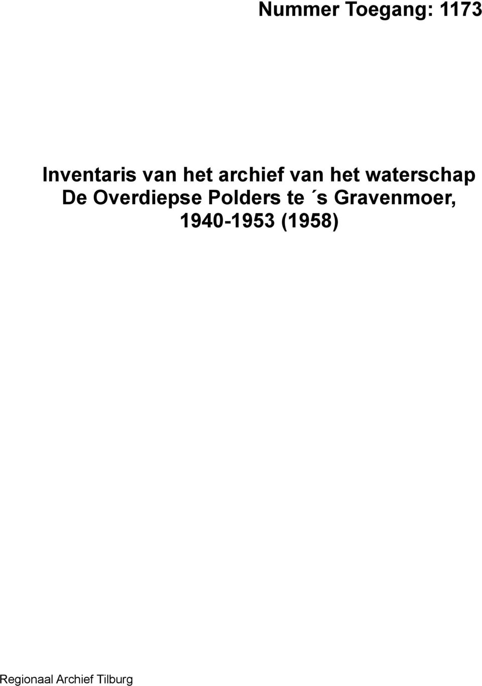 Overdiepse Polders te s Gravenmoer,