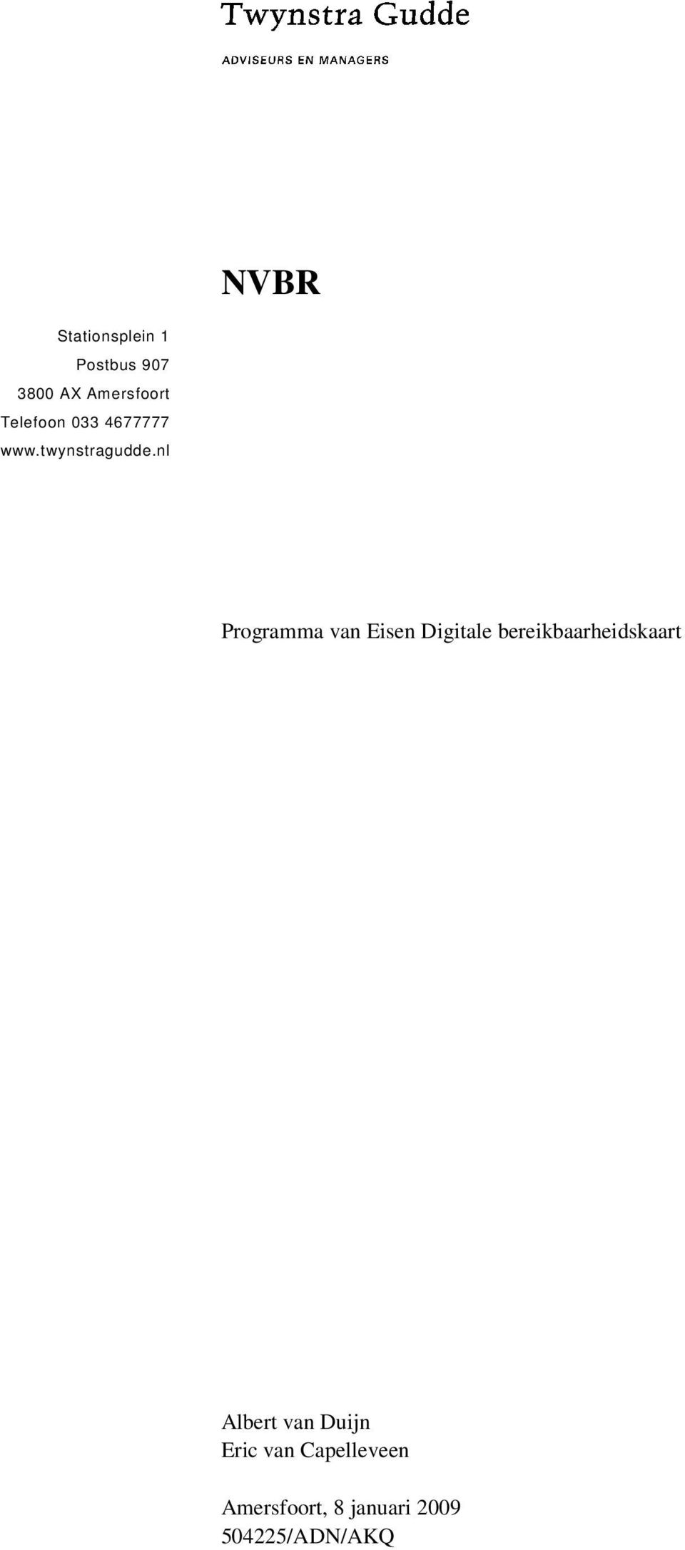 nl Programma van Eisen Digitale bereikbaarheidskaart