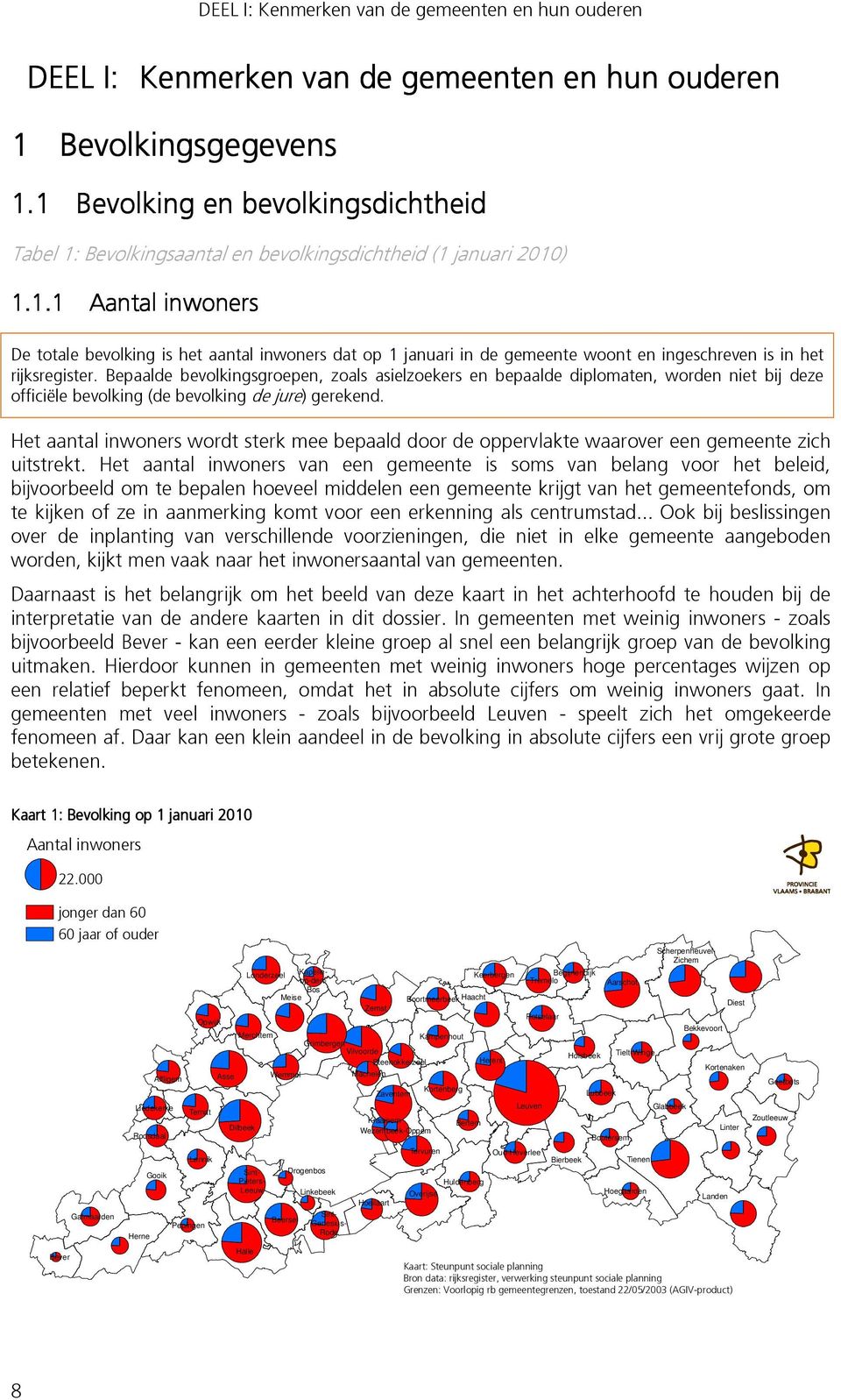 Bepaalde bevolkingsgroepen, zoals asielzoekers en bepaalde diplomaten, worden niet bij deze officiële bevolking (de bevolking de jure) gerekend.